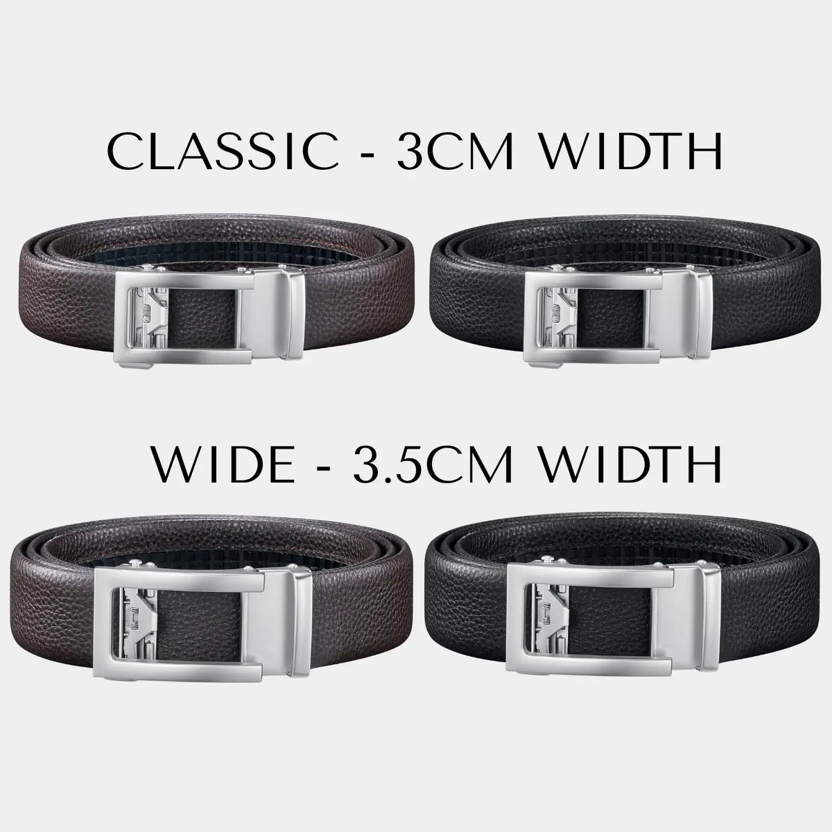 Vittelo Belt Full Grain | 3 Pack